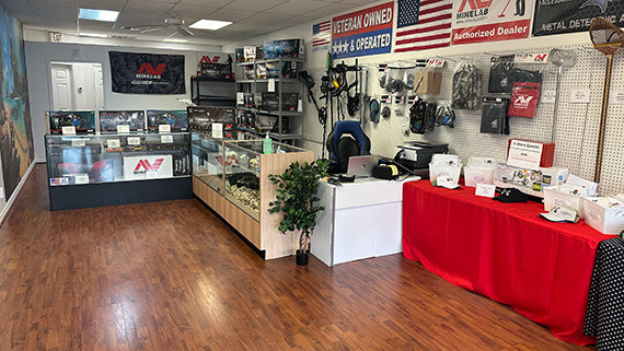 The Showroom of Treasure Coast Metal Detectors