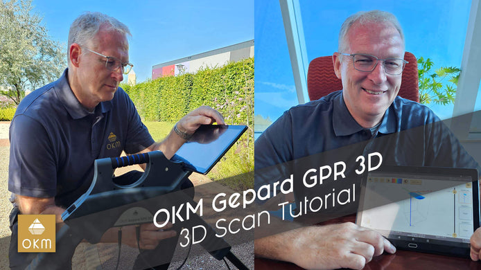 OKM Gepard GPR 3D - 3D Ground Scan Tutorial