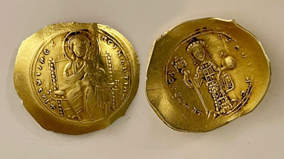 Byzantine gold coin detected in Türkiye
