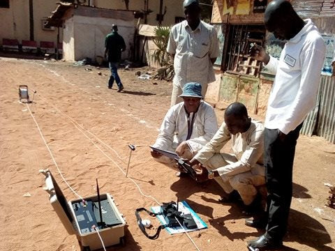 Water Detector for "Aktion Pro Afrika" in Mali